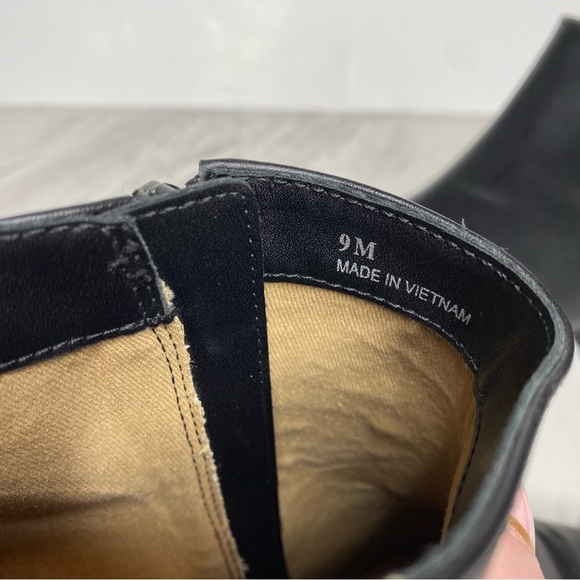 Paolo Black Square Toe Bootie 9M - Picture 12 of 15
